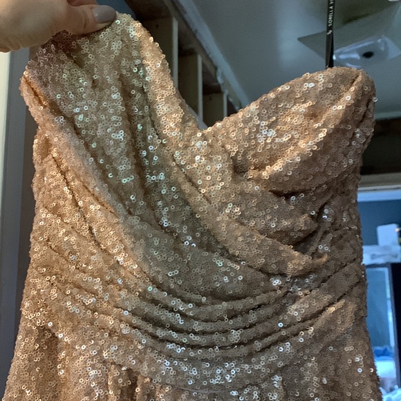 Sorella Vita 8834 Bridesmaids Gown in Champagne Pink - Picture 5 of 14